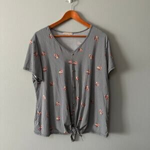 Womens Size 2x Cocos Clozet Short Sleeve Shirt